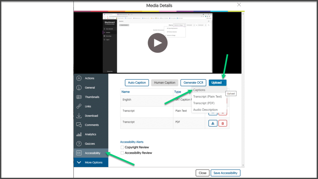 Video Captions, Transcripts, and Localization