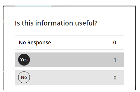 Collaborate poll